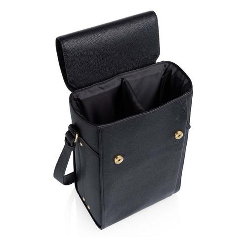 Picnic Time Barossa Two Bottle Leatherette Wine Tote - Primary Image