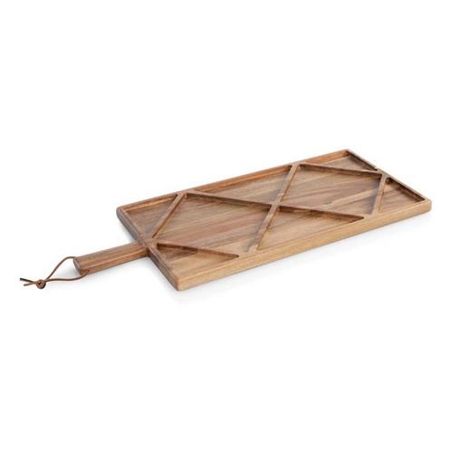 Picnic Time Acacia Grazing Charcuterie Sectioned Serving Board - Primary Image