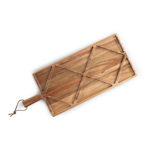 Picnic Time Acacia Grazing Charcuterie Sectioned Serving Board - Primary Image