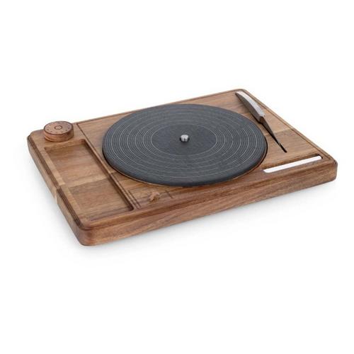 Picnic Time Turntable Acacia and Slate Cheese Board & Knife - Primary Image