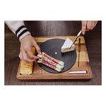 Picnic Time Turntable Acacia and Slate Cheese Board & Knife - Thumbnail 5 of 5
