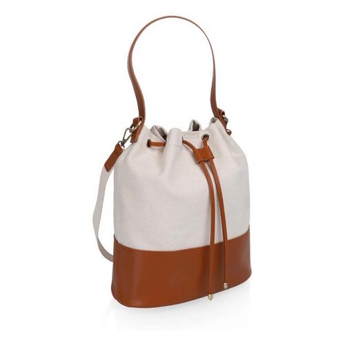 Picnic Time Sirolo Canvas & Leatherette Tote - Primary Image