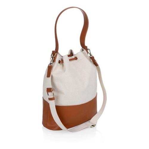 Picnic Time Sirolo Canvas & Leatherette Tote - Primary Image