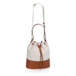 Picnic Time Sirolo Canvas & Leatherette Tote - Thumbnail 4 of 5
