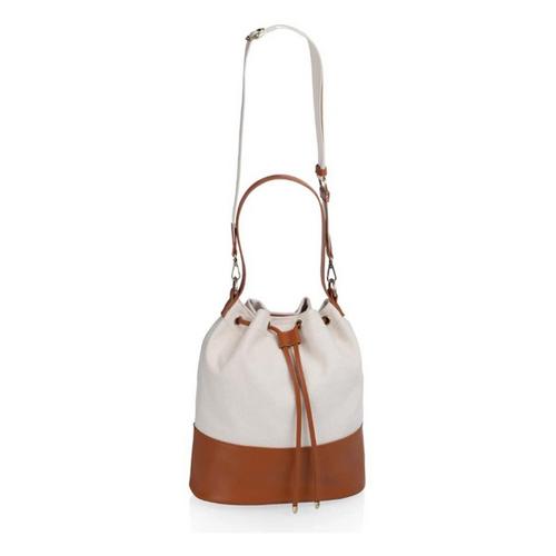 Picnic Time Sirolo Canvas & Leatherette Tote - Primary Image