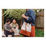 Picnic Time Sirolo Canvas & Leatherette Tote - Thumbnail 5 of 5