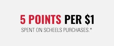5 points per $1; spent on SCHEELS purchases.*