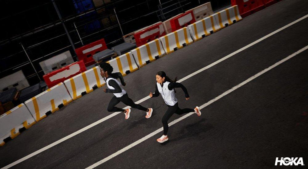 two people running in a marathon