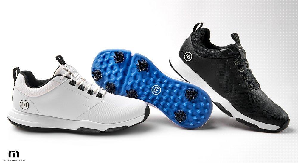 a group of shoes that are spiked and spikeless