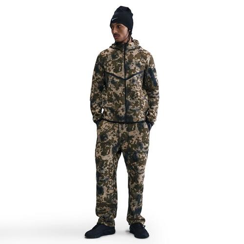 Men's Nike Tech Open-Hem Fleece Camo Pants - Primary Image