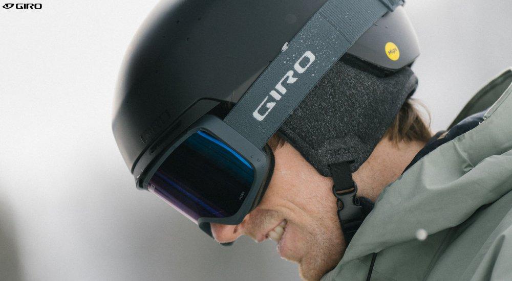 a guy wearing a set of snow goggles