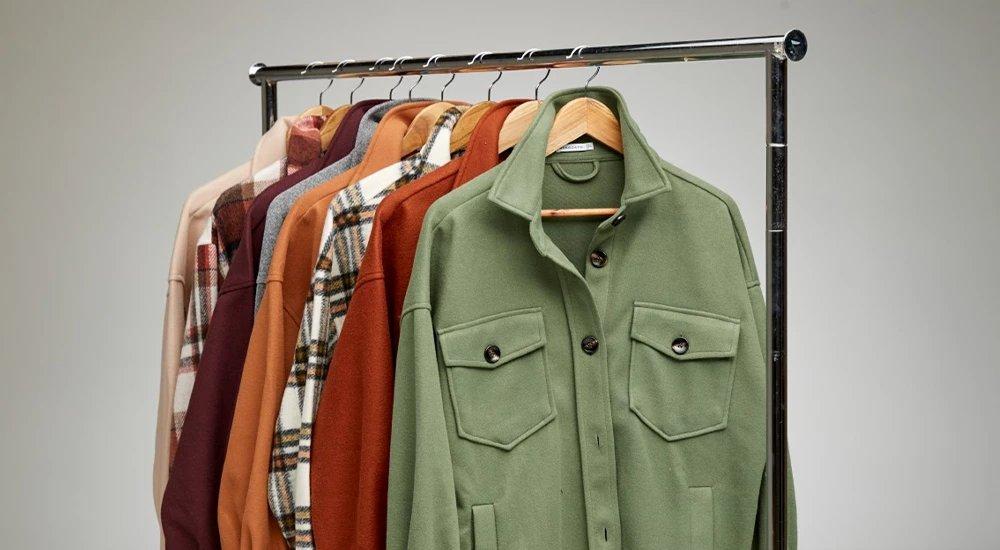 a rack full of shackets