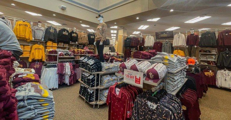 the selection of gophers gear at SCHEELS