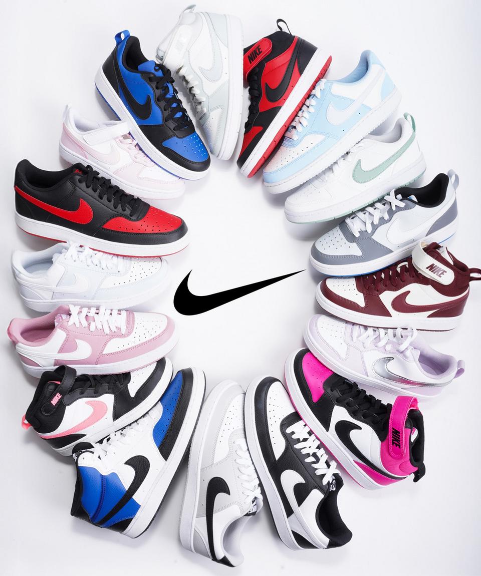 Step out in the latest court sneaker color from Nike. 