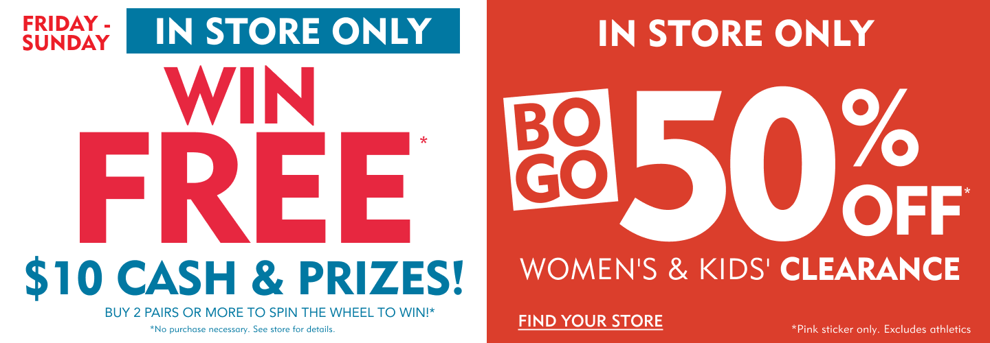 Shoe Carnival - BOGO 50% Off Women’s & Kids Shoes!
