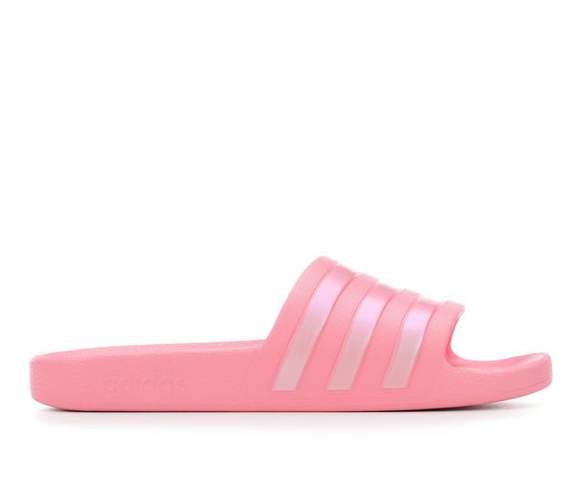 Women's Adidas Adilette Aqua Sport Slides in Bliss Pink color
