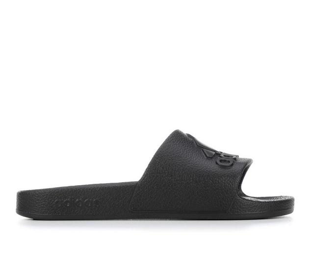 Women's Adidas Adilette Aqua Sport Slides in Black color