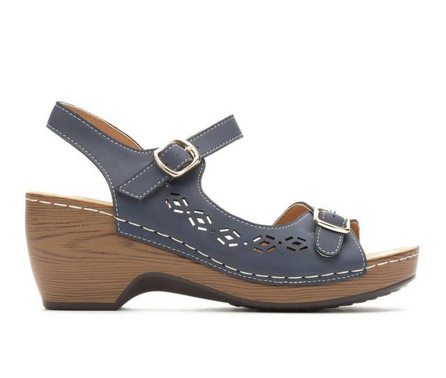 Women's Patrizia Shantay Wedges in Navy color