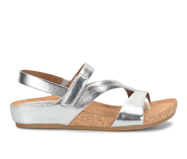 Women's EuroSoft Gianetta Sandals in Silver color