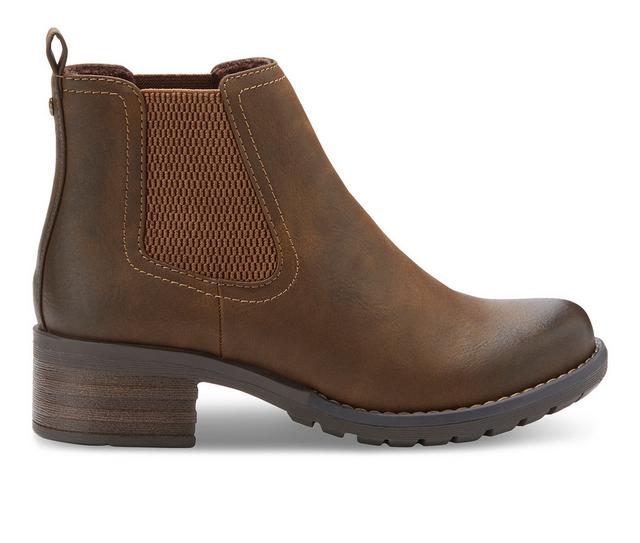 Women's Eastland Jasmine Chelsea Boots in Bomber Brown color