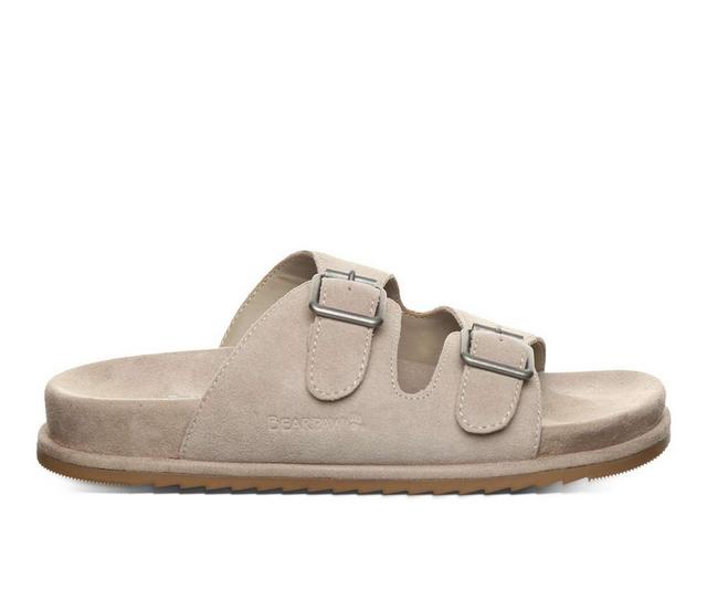 Women's Bearpaw Darcy Sandals in Mushroom color