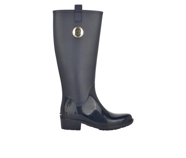 Women's Tommy Hilfiger Karissa Rain Boots in Navy color