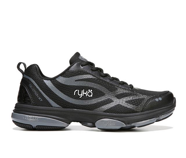 Women's Ryka Devotion XT Training Shoes in Black/Grey color