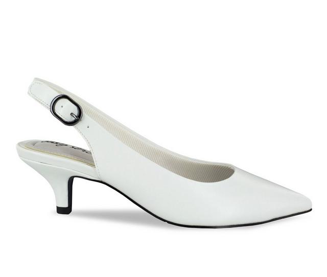 Women's Easy Street Faye Pumps in White color