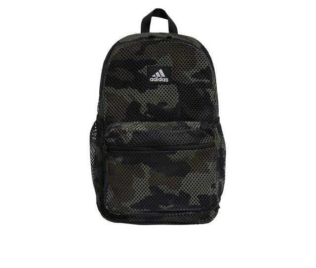Adidas Hermosa II Mesh Backpack in Core Camo/Blk color