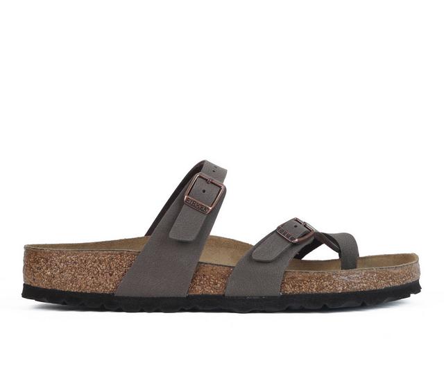 Women's Birkenstock Mayari Footbed Sandals in Mocha color