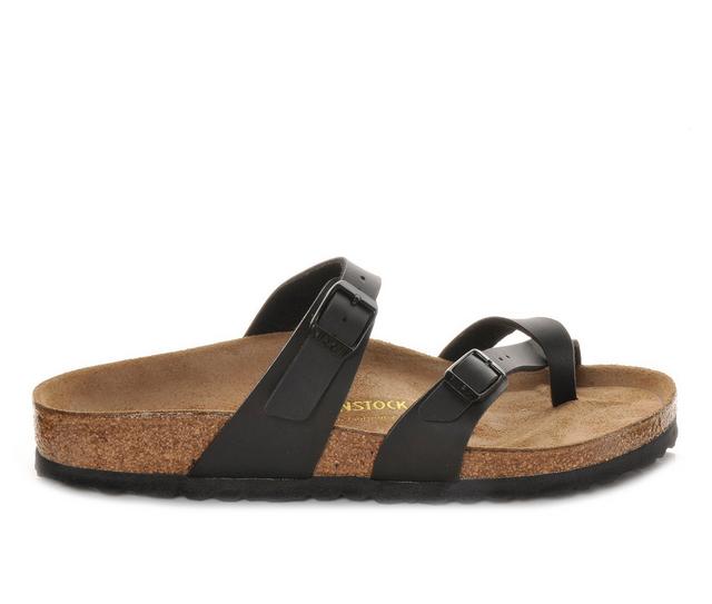 Women's Birkenstock Mayari Footbed Sandals in Black color