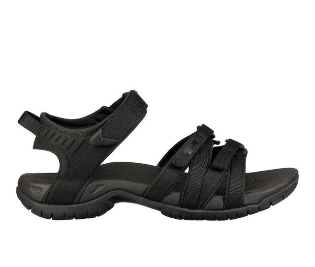 Women's Teva Tirra Outdoor Sandals in Black/Black color