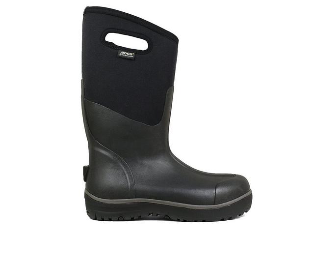 Men's Bogs Footwear Ultra High Waterproof Insulated Boots in Black color
