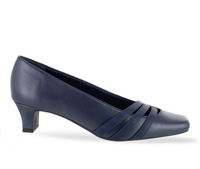 Women's Easy Street Entice Pumps in Navy color