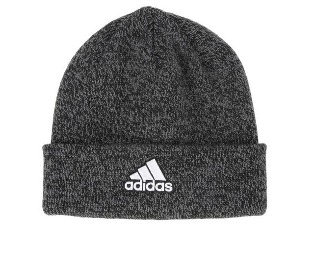 Adidas Men's Team Issue Fold Beanie in Blk/Onyx/White color