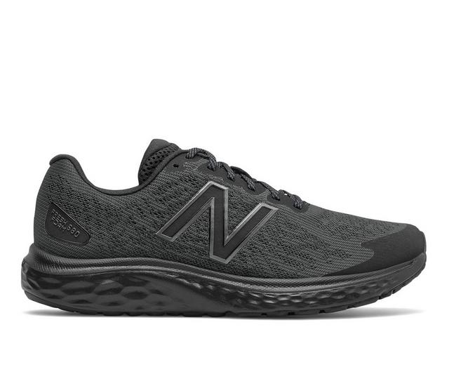 Men's New Balance M680 Running Shoes in Black/Thunder color