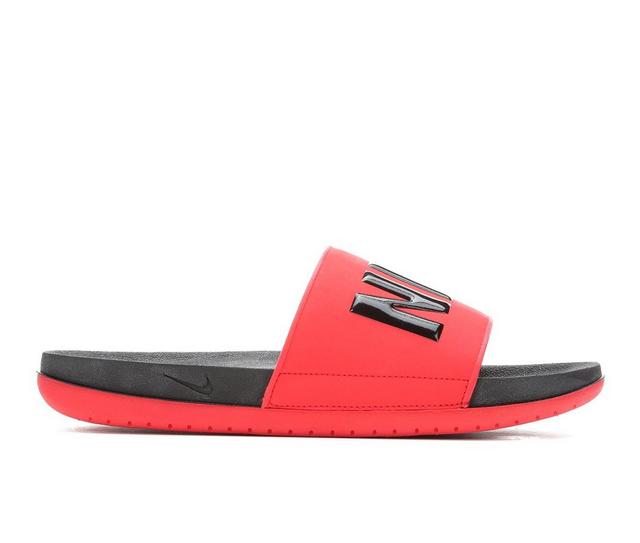 Men's Nike Off Court Sport Slides in Black/URed color