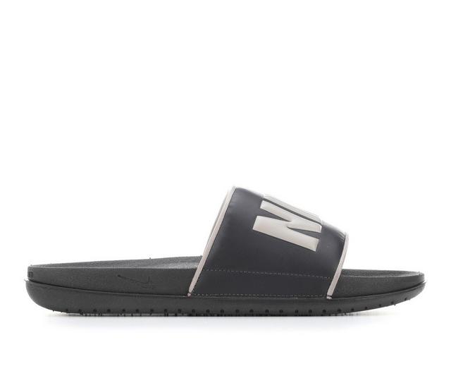 Men's Nike Off Court Sport Slides in DK Smoke Grey color