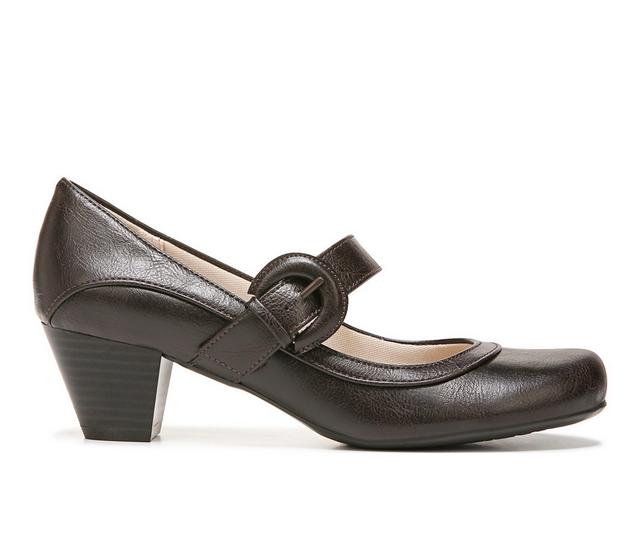 Women's LifeStride Rozz Pumps in Dark Brown color