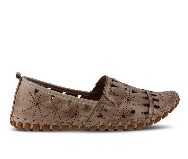 Women's SPRING STEP Fusaro Flats in Grey color