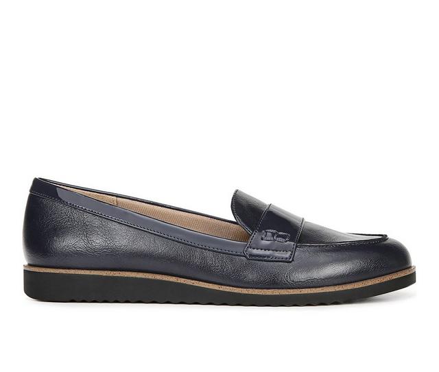 Women's LifeStride Zee Loafers in Navy color