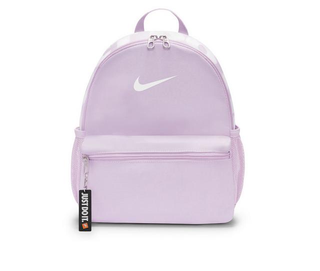 Nike Brasilia JDI Mini Sustainable Mini Backpack in Doll/White color