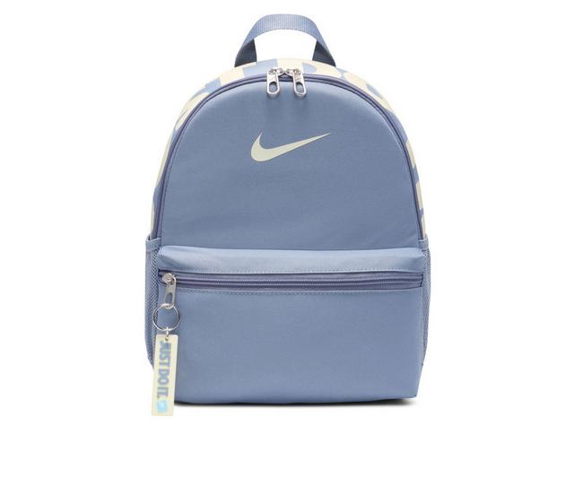 Nike Brasilia JDI Mini Sustainable Mini Backpack in Ashen Slate color