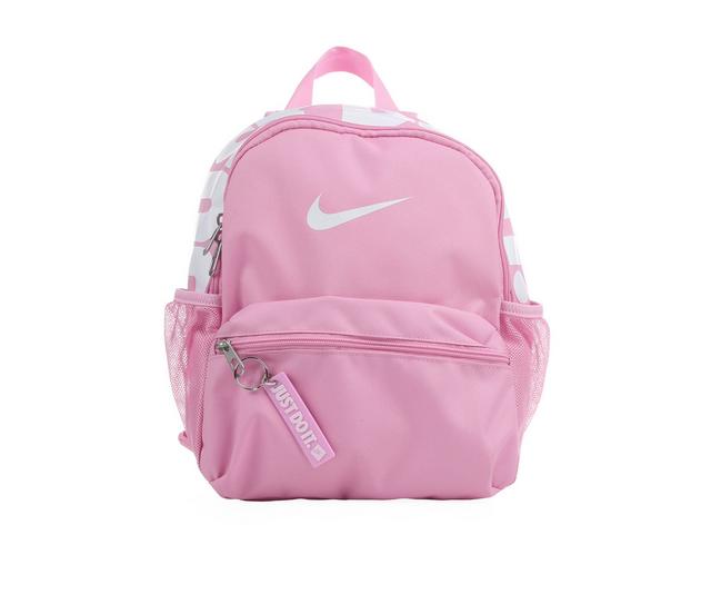 Nike Brasilia JDI Mini Sustainable Mini Backpack in PINK RISE color