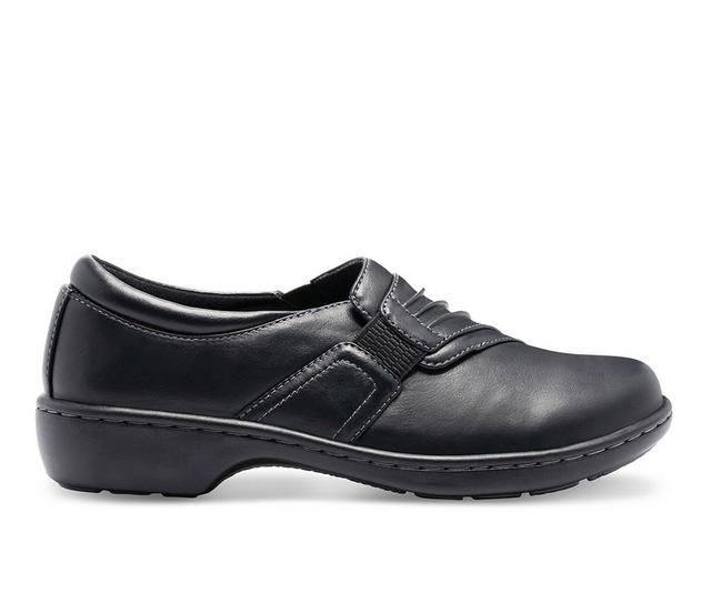 Women's Eastland Piper Slip-On Shoes in Black color