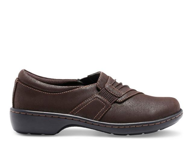 Women's Eastland Piper Slip-On Shoes in Brown color