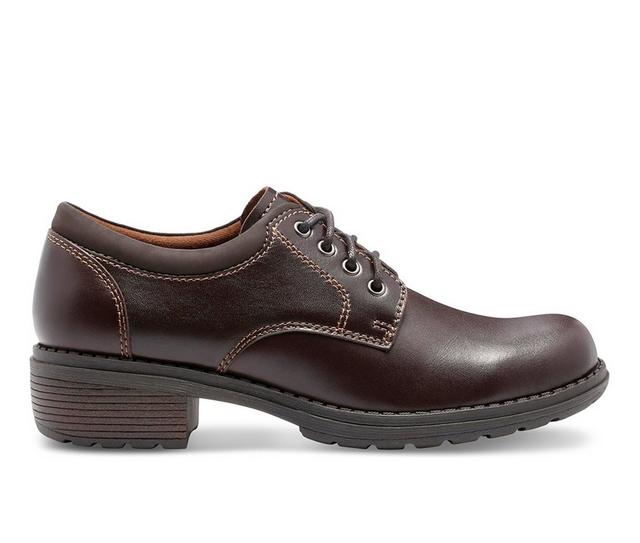 Women's Eastland Stride Oxfords in Brown color