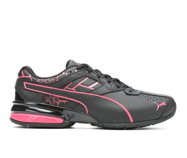 Women's Puma Tazon 6 Blossom Sneakers in Black/Pink color