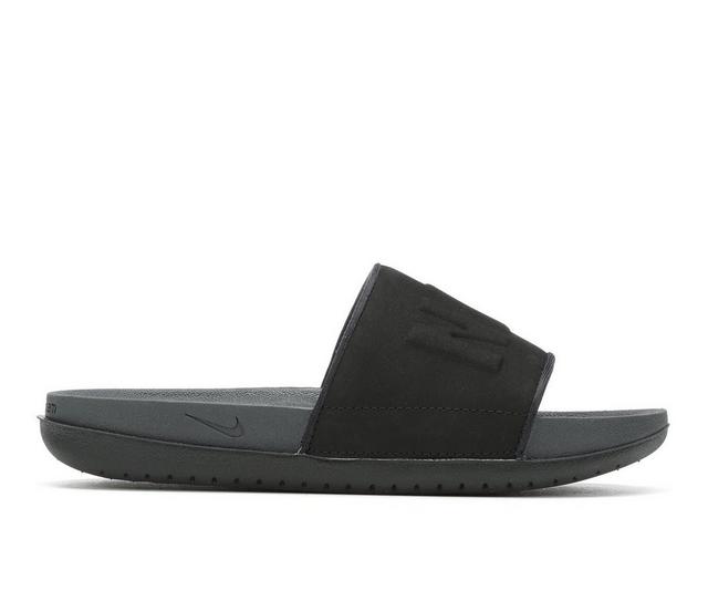 Women's Nike Off Court Sport Slides in Anthracite/Blk color