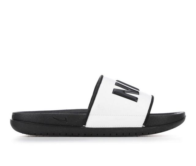 Women's Nike Off Court Sport Slides in Black/Black/Sum color